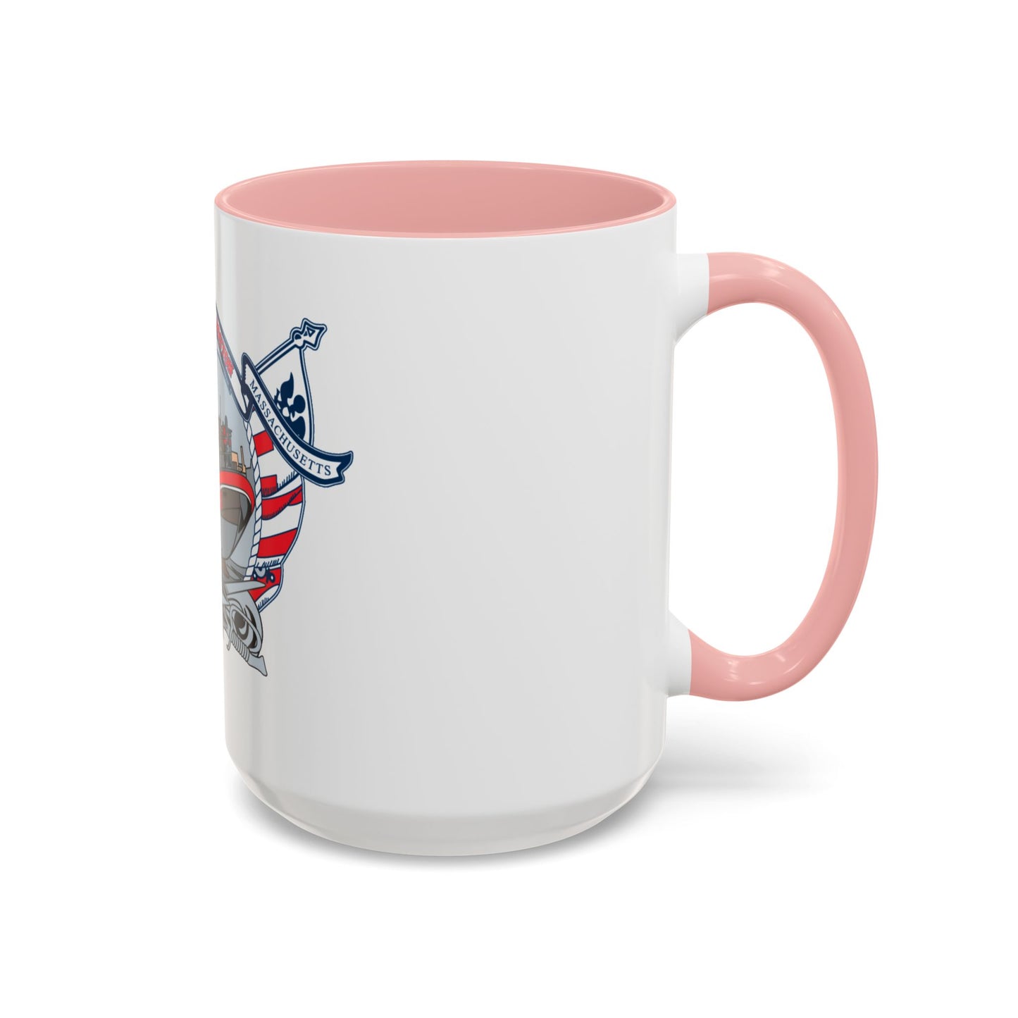 USCG Station Boston (U.S. Coast Guard) Accent Coffee Mug