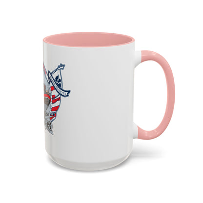 USCG Station Boston (U.S. Coast Guard) Accent Coffee Mug