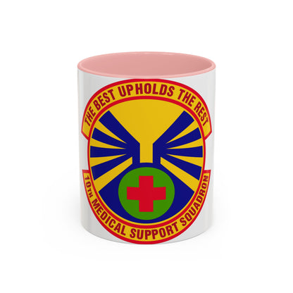 10th Medical Support Squadron (U.S. Air Force) Accent Coffee Mug