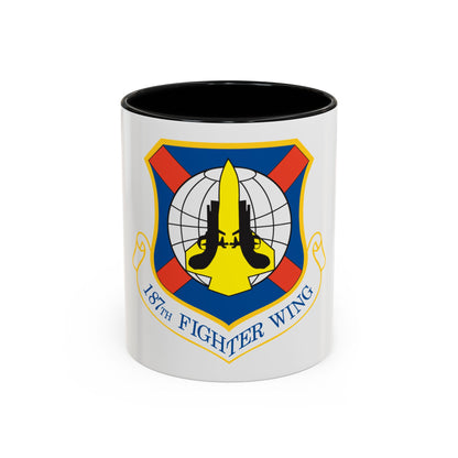 187th Fighter Wing (U.S. Air Force) Accent Coffee Mug