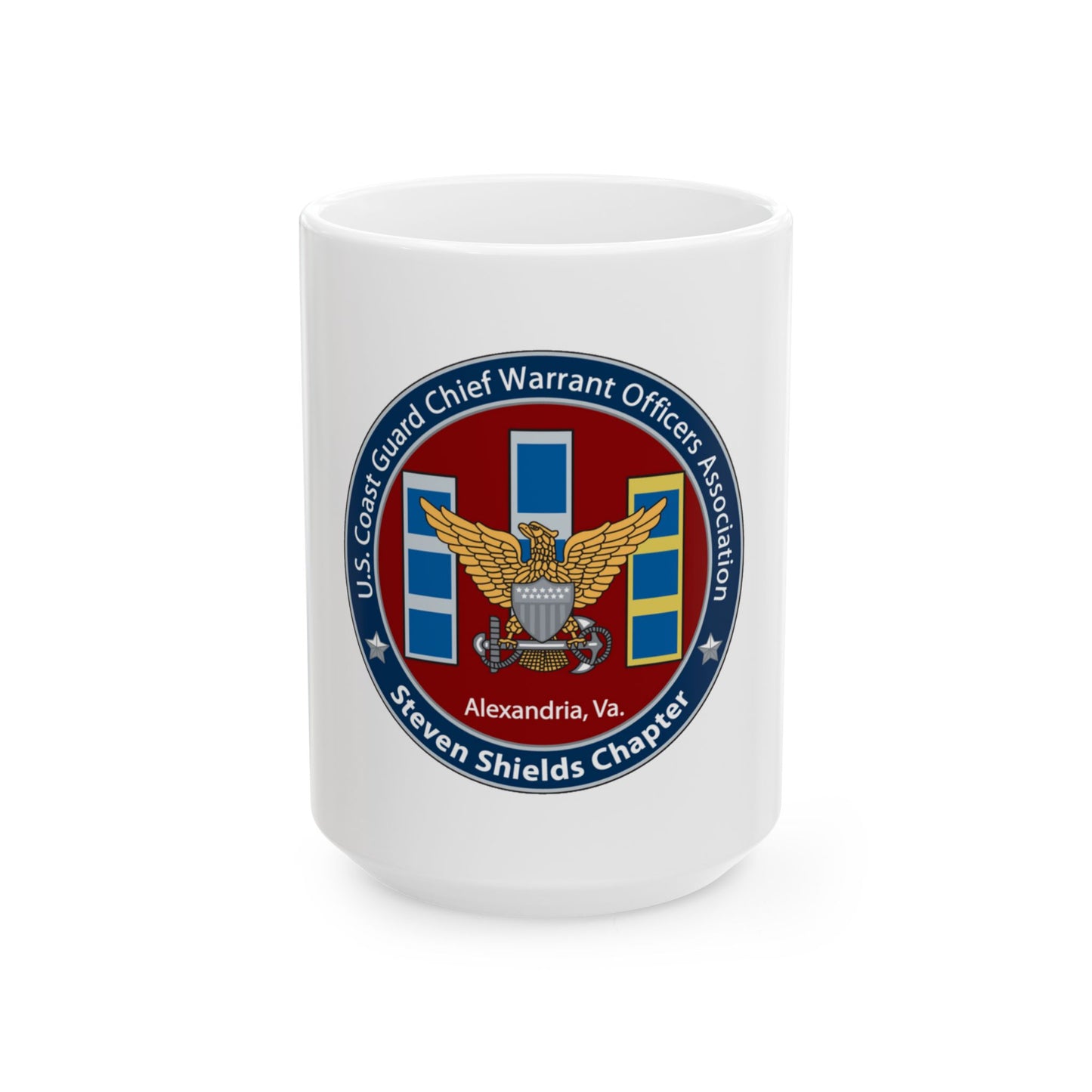 USCG CWO Assoc Steven Shields Chapter (U.S. Coast Guard) White Coffee Mug
