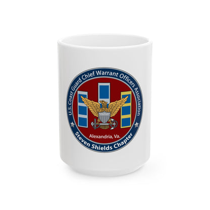 USCG CWO Assoc Steven Shields Chapter (U.S. Coast Guard) White Coffee Mug