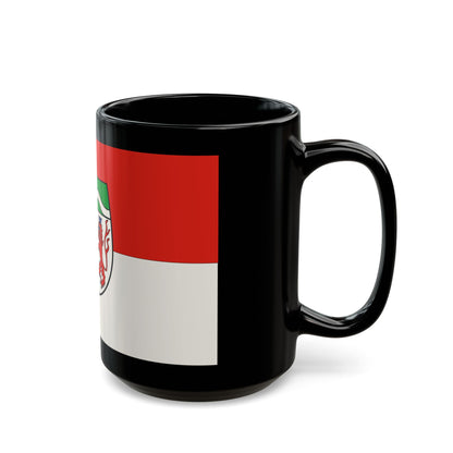 Flag of Rheinisch Bergischer Germany - Black Coffee Mug-Go Mug Yourself