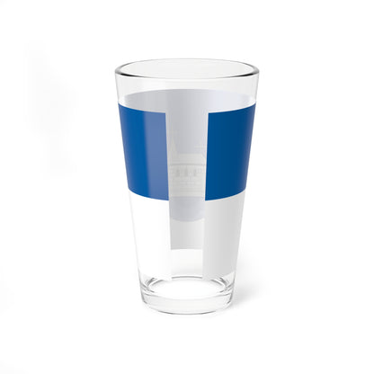 Flag of Budakeszi (Hungary) Pint Glass 16oz