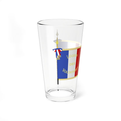 First model regimental Colour for the LFV 1941 (France) Pint Glass 16oz