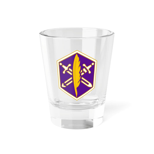 Verre à liqueur de la 85e Brigade des affaires civiles 2 (armée américaine) 1,5 oz