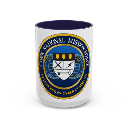 Cyber National Mission Force (U.S. Army) Accent Coffee Mug