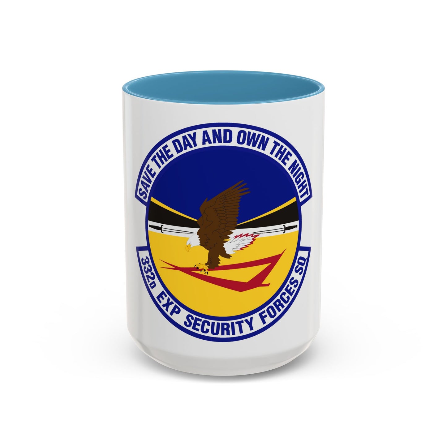 332d Expeditionary Security Forces Squadron (U.S. Air Force) Accent Coffee Mug