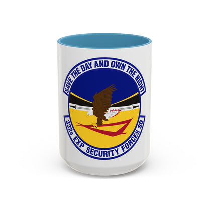 332d Expeditionary Security Forces Squadron (U.S. Air Force) Accent Coffee Mug
