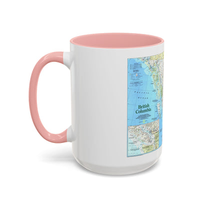 Canada - British Columbia 1 (1992) (Map) Accent Coffee Mug