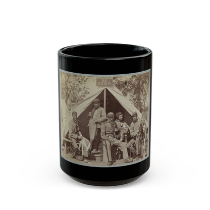 7th N.Y. State Militia, Camp Cameron, D.C., 1861 (U.S. Civil War) Black Coffee Mug