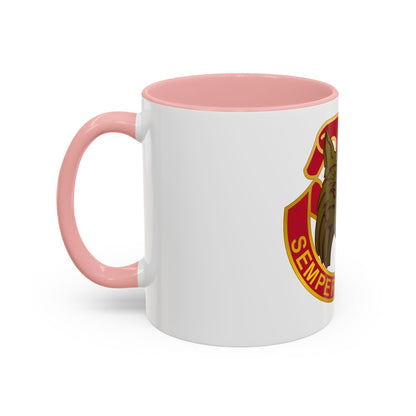 14 Antiaircraft Artillery Gun Battalion (U.S. Army) Accent Coffee Mug