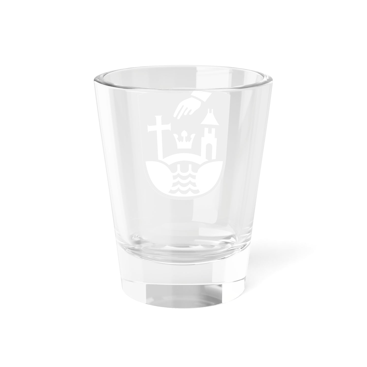 Køge Kommune coa (Denmark) (Coat of Arms) Shot Glass 1.5oz