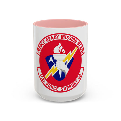 452 Force Support Squadron AFRC (U.S. Air Force) Accent Coffee Mug