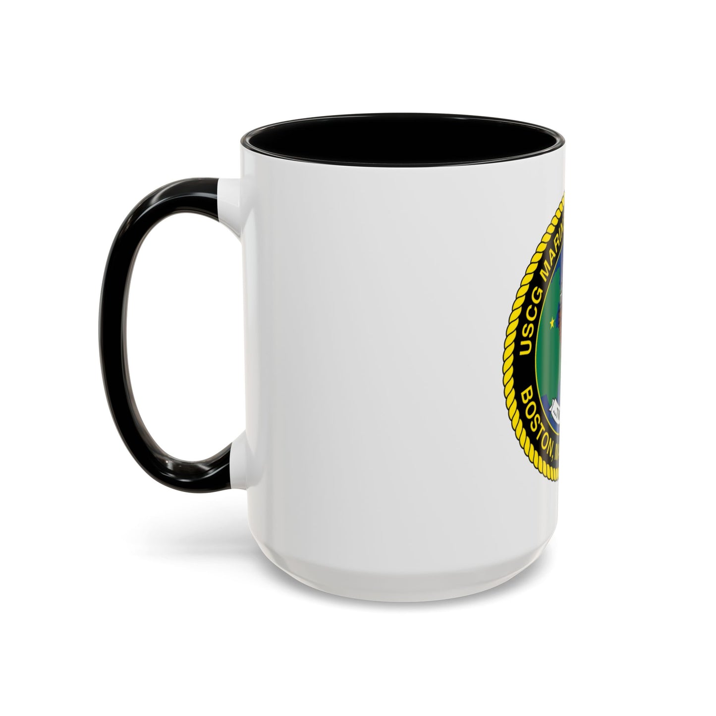 USCG MSO Boston Marine Safety Office (U.S. Coast Guard) Accent Coffee Mug