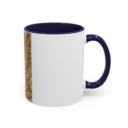 USA - Grand Canyon National Park, Arizona (1978) (Map) Accent Coffee Mug