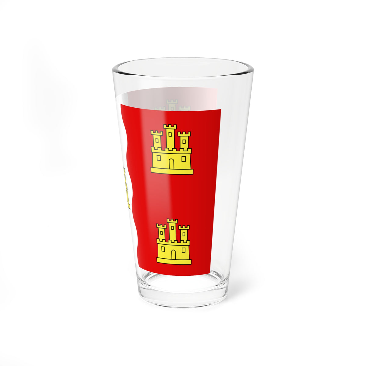 Drapeau fr departement Vienne (France) Pint Glass 16oz