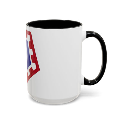 117 Engineer Brigade (U.S. Army) Accent Coffee Mug