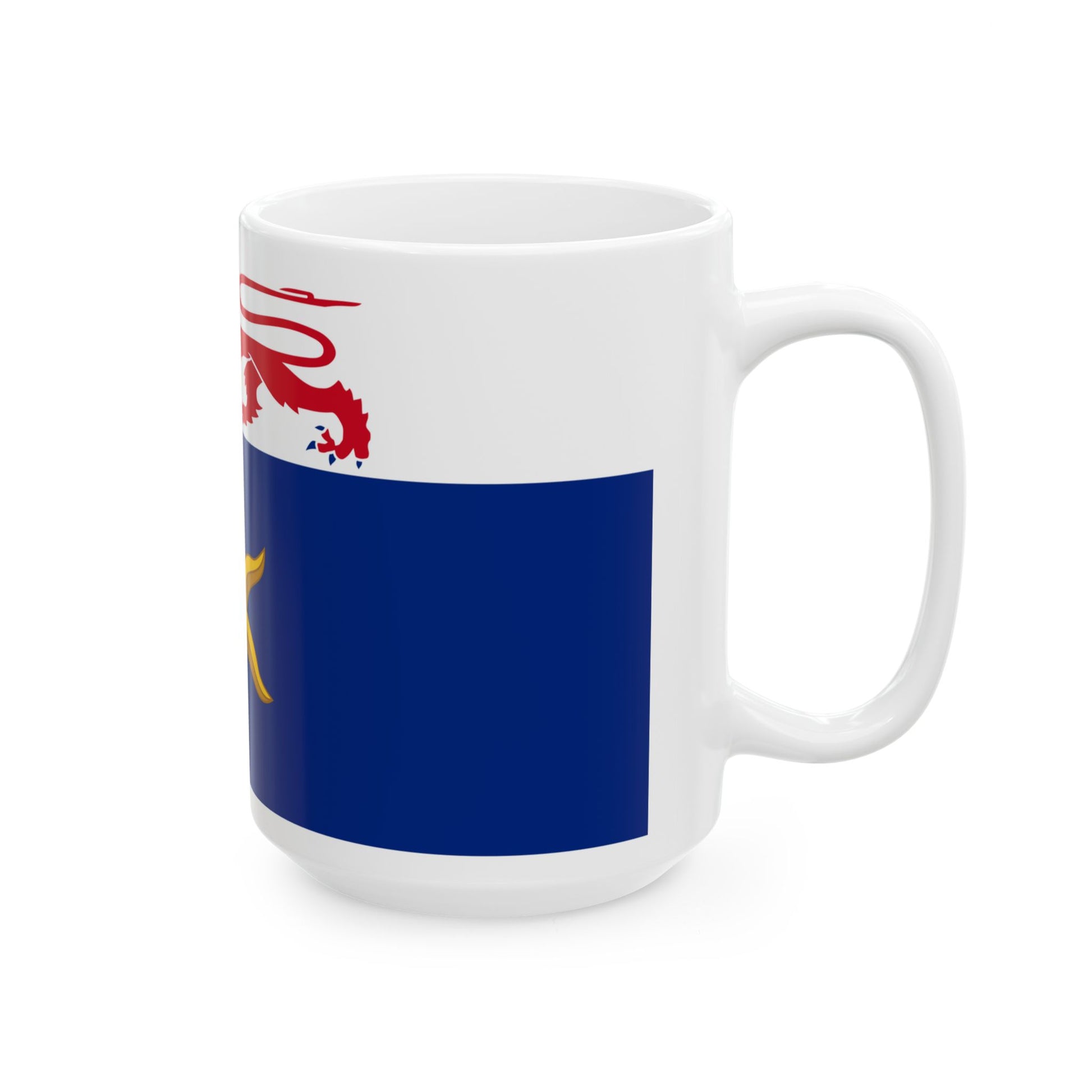 Flag of the City of Hobart Australia - White Coffee Mug-Go Mug Yourself