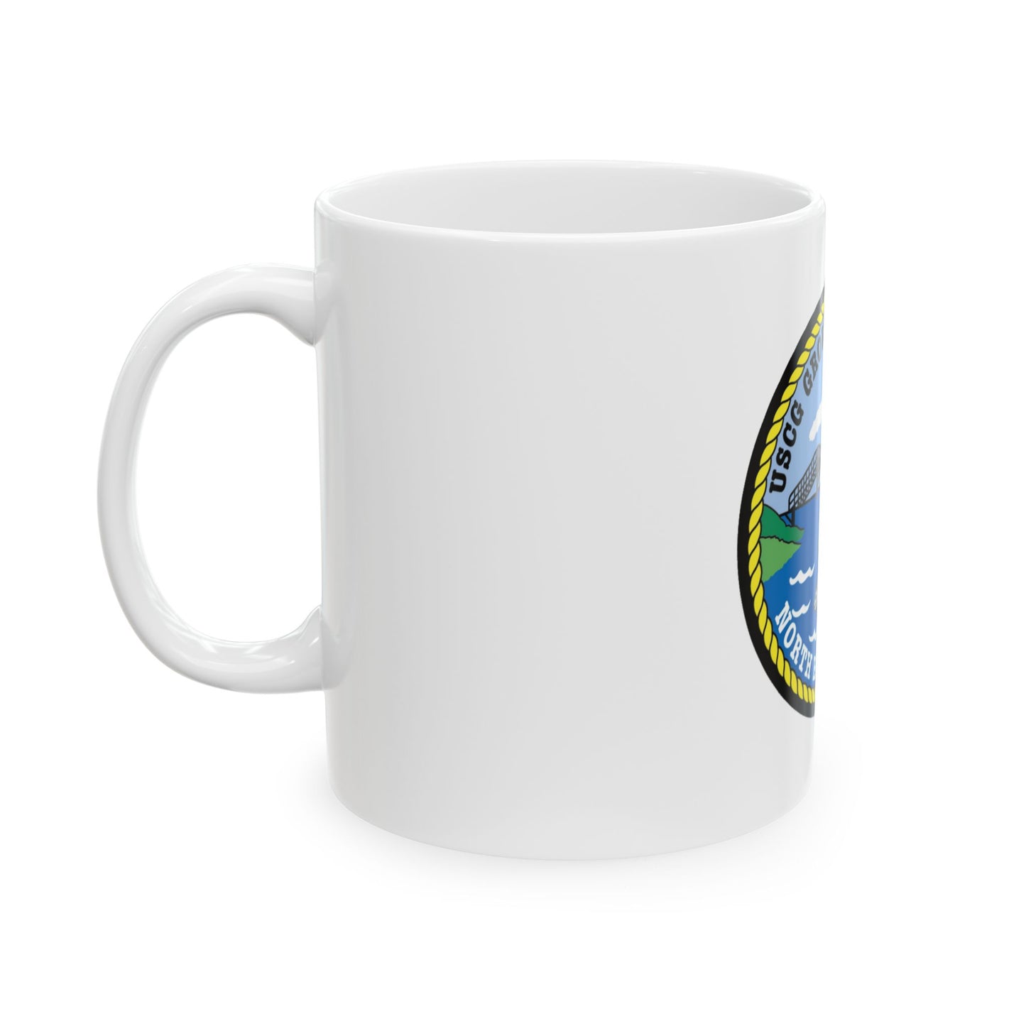 USCG Group Air Station North Bend (U.S. Coast Guard) White Coffee Mug