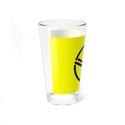 Flag of Maetsue Oita 1974-2005 (Japan) Pint Glass 16oz