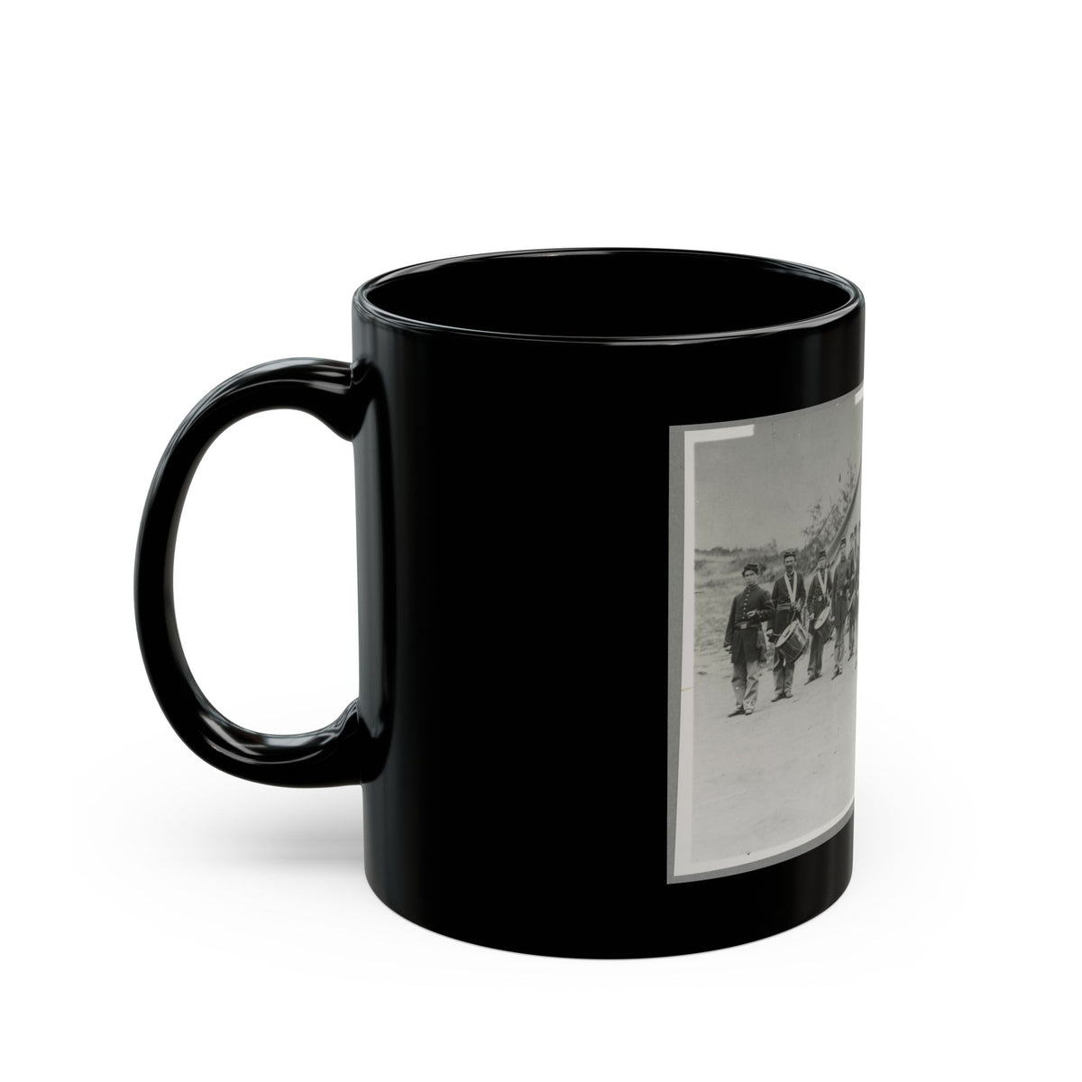 Drum Corps 30th Pa. Infantry (U.S. Civil War) Black Coffee Mug