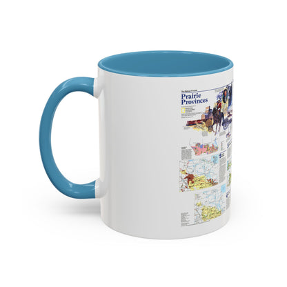 Canada - Prairie Provinces 2 (1995) (Map) Accent Coffee Mug