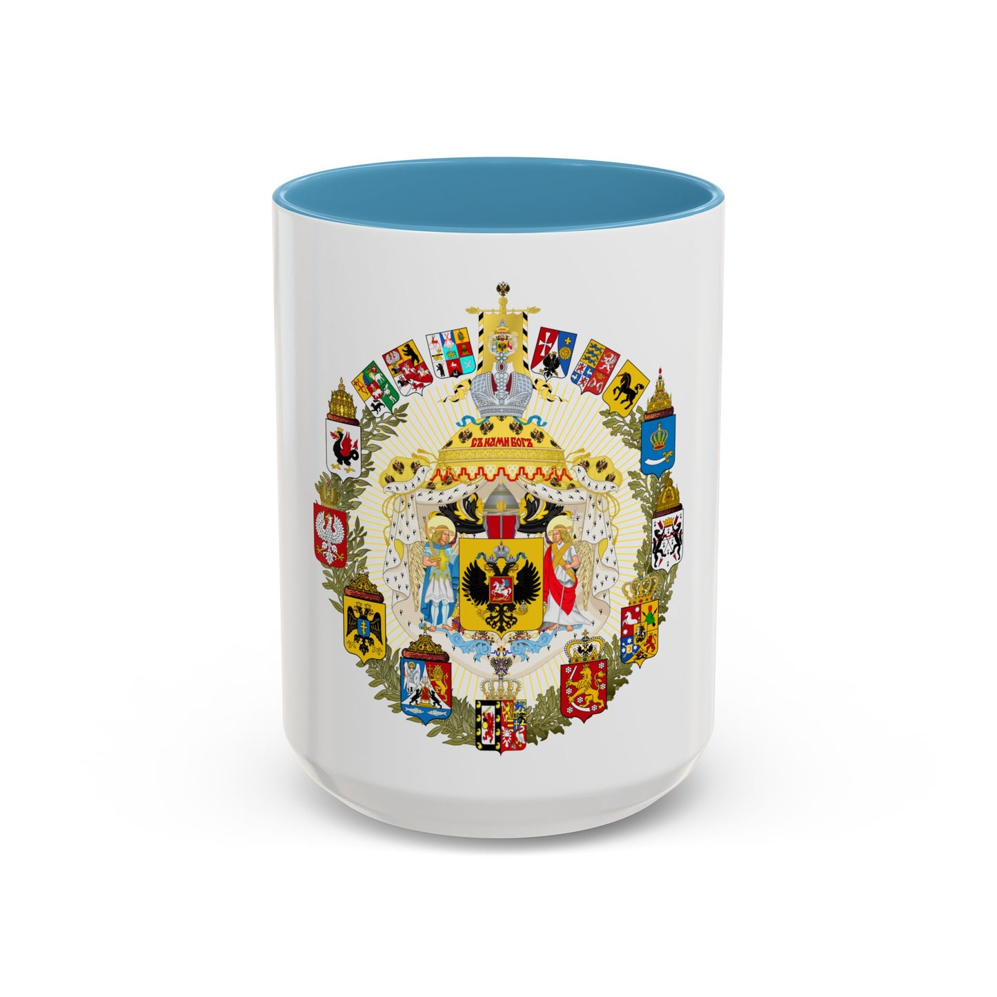 Greater Coat of Arms of the Russian Empire - Accent Coffee Mug