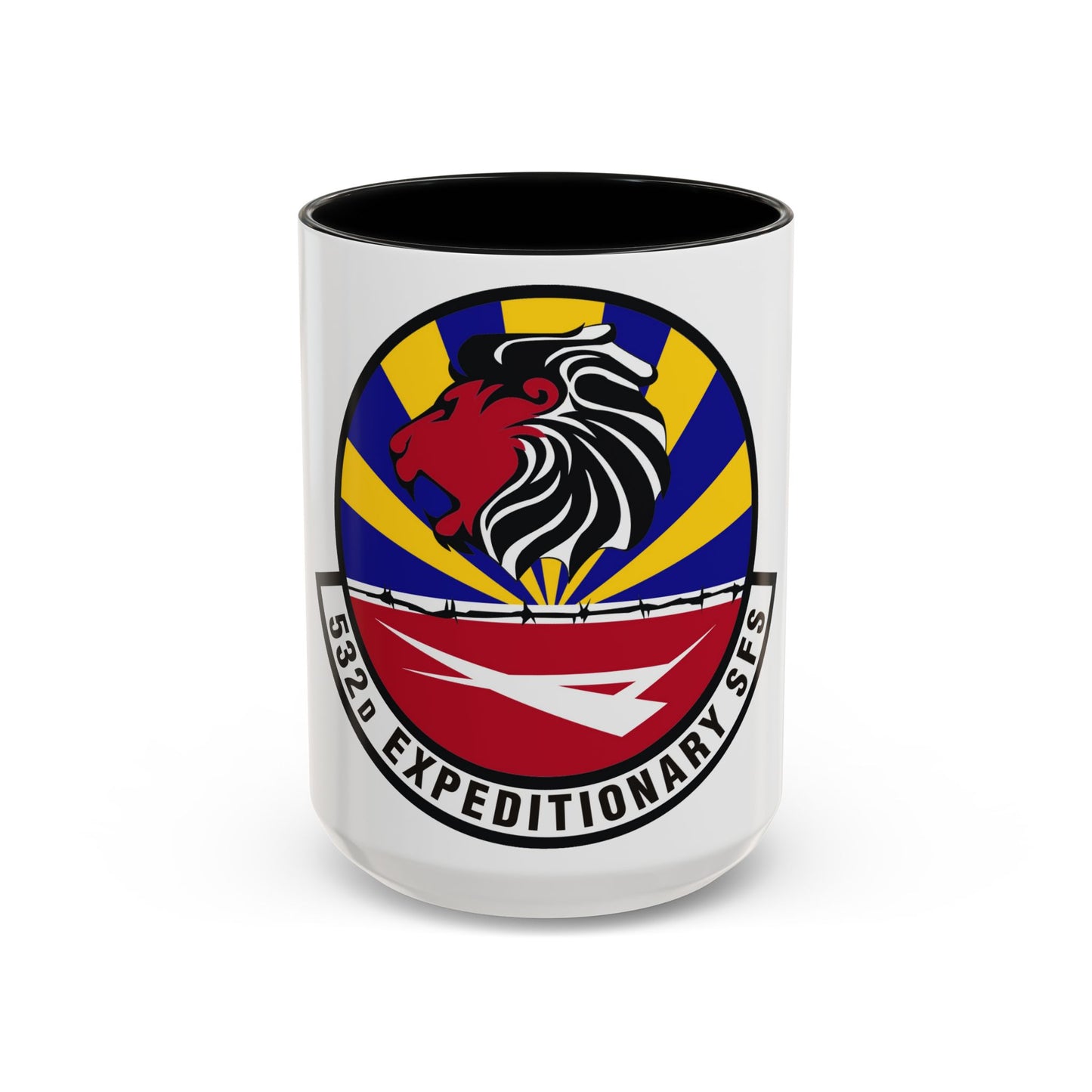 532d Expeditionary Security Forces Squadron (U.S. Air Force) Accent Coffee Mug