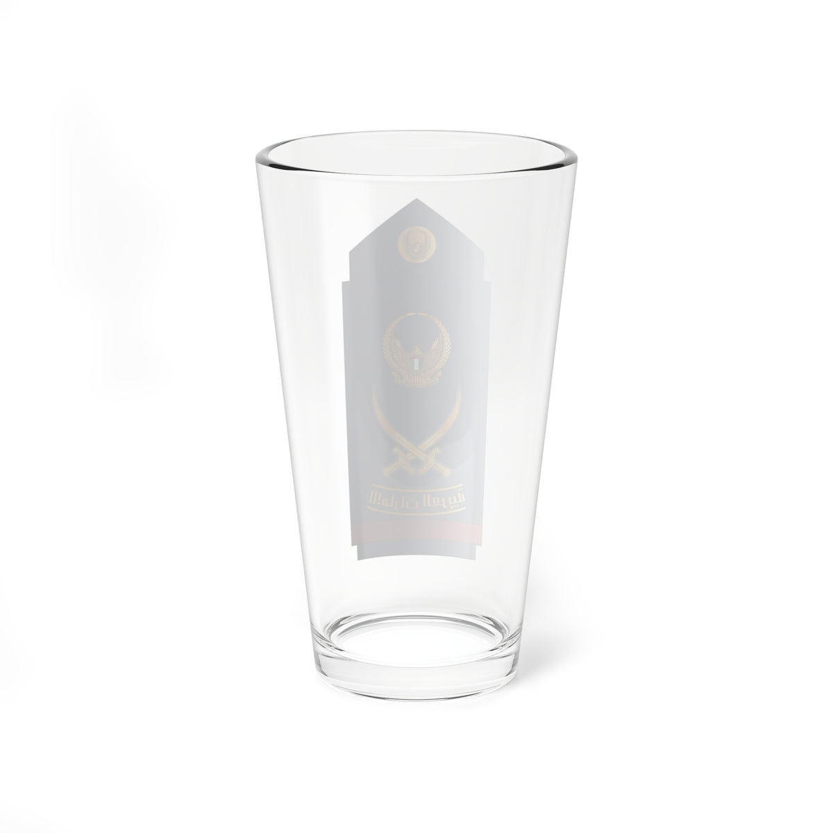 14 UAEAF LG (United Arab Emirates) (Military Rank) Pint Glass 16oz