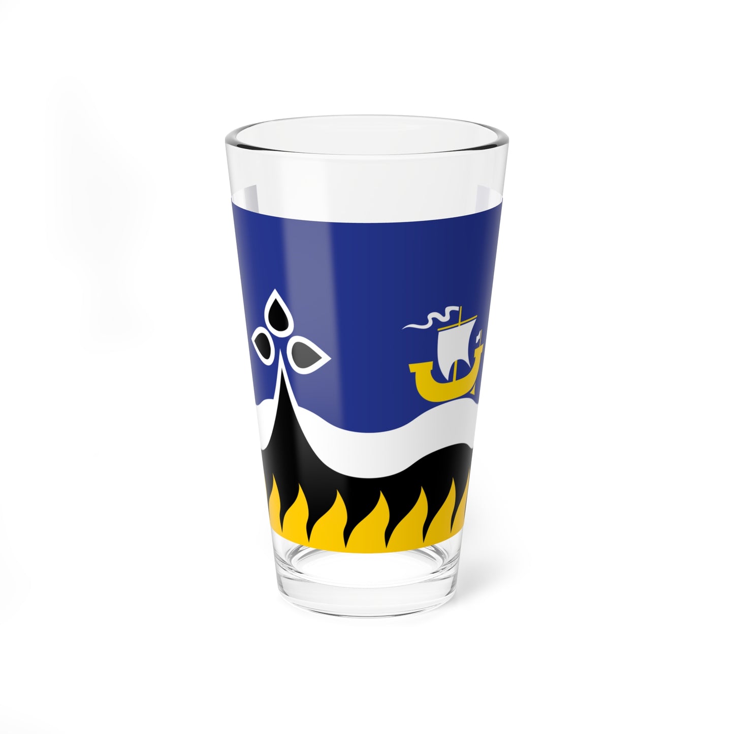 Pays Pagan traditional district flag (France) Pint Glass 16oz