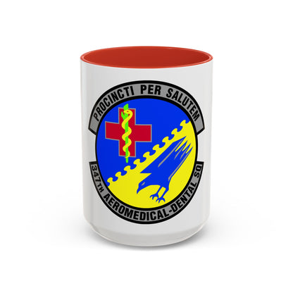 347th Aeromedical Dental Squadron (U.S. Air Force) Accent Coffee Mug