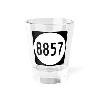 PR tertiary 8857 (Puerto Rico) (Road Sign) Shot Glass 1.5oz