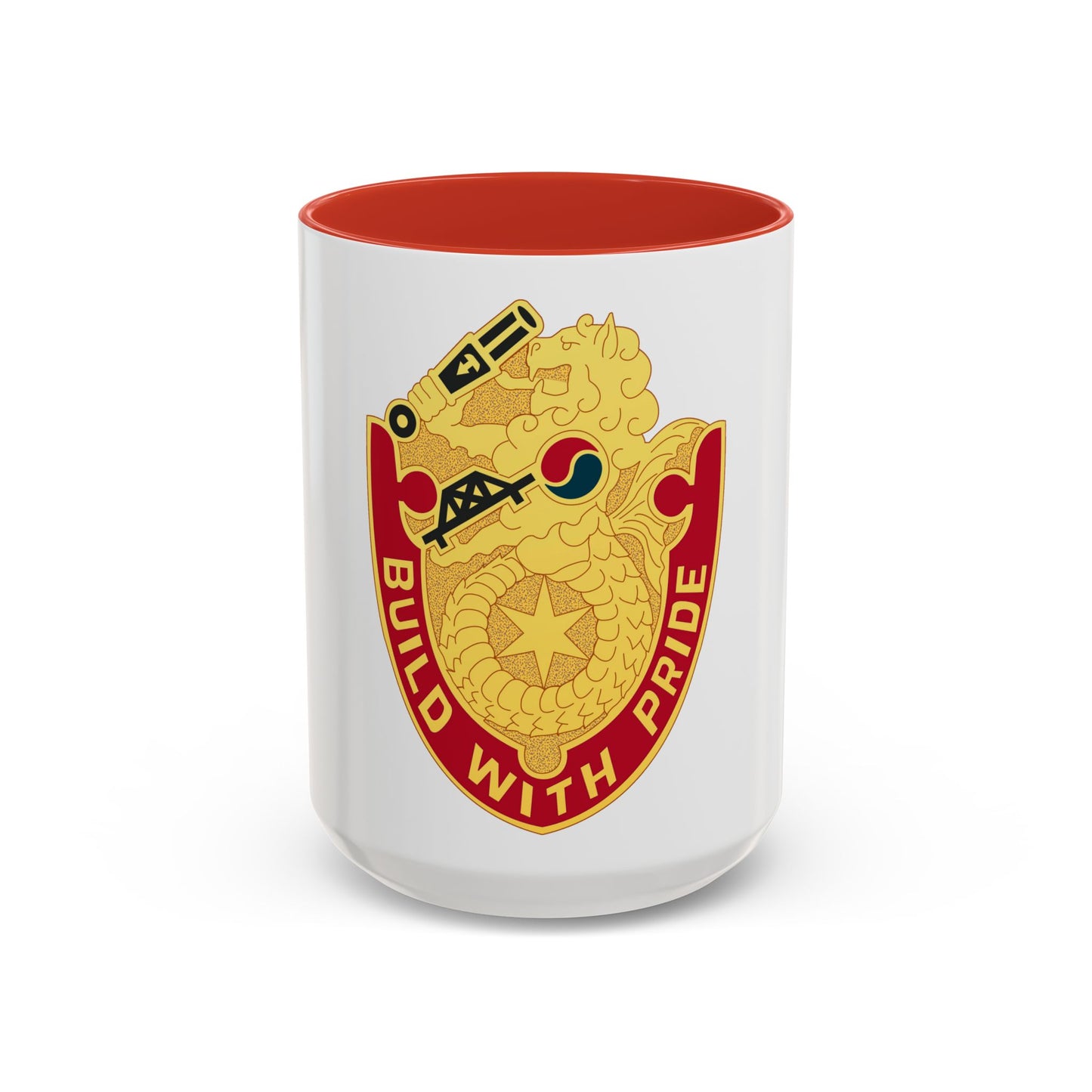 93 Engineer Battalion (U.S. Army) Accent Coffee Mug