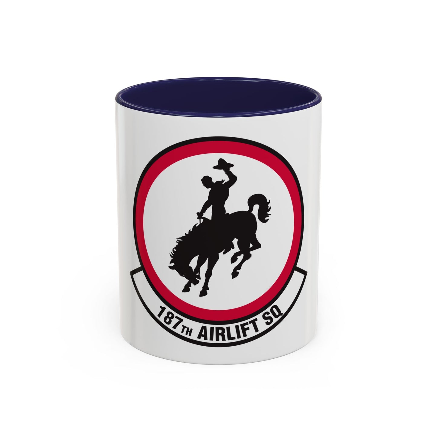 187 Airlift Squadron (U.S. Air Force) Accent Coffee Mug