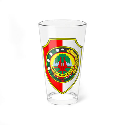 Seal of Mojokerto Regency (Indonesia) (Coat of Arms) Pint Glass 16oz