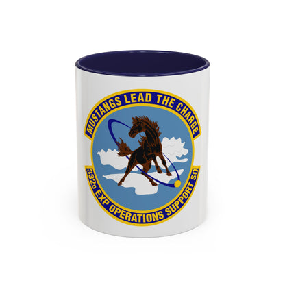 332d Expeditionary Operations Support Squadron (U.S. Air Force) Accent Coffee Mug