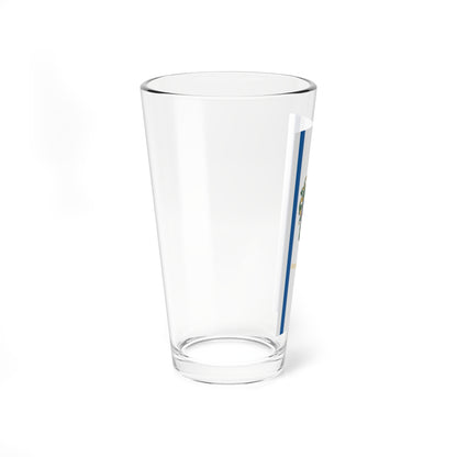Flag of Egyhazasharaszti (Hungary) Pint Glass 16oz