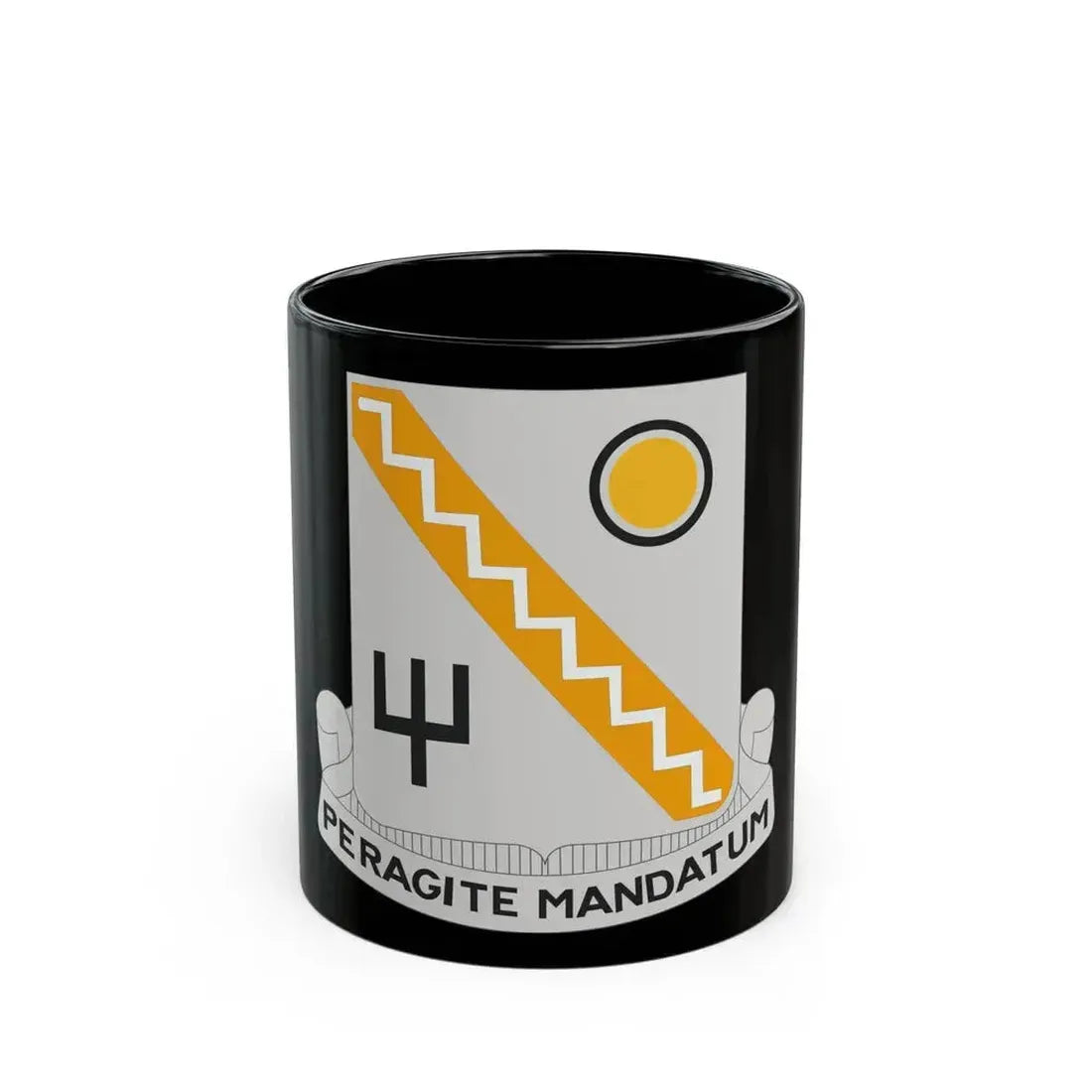 118 Signal Battalion (U.S. Army) Black Coffee Mug 11oz - Go Mug Yourself