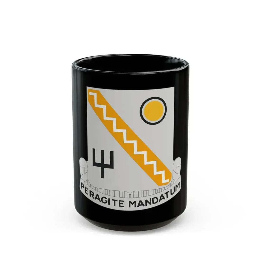 118 Signal Battalion (U.S. Army) Black Coffee Mug - Go Mug Yourself