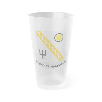 118 Signal Battalion (U.S. Army) Frosted Pint Glass 16oz Default Title - Go Mug Yourself