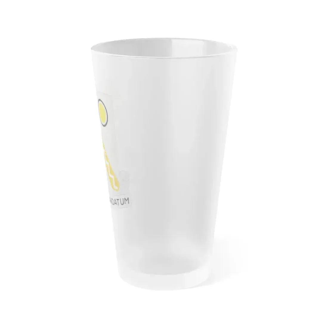 118 Signal Battalion (U.S. Army) Frosted Pint Glass 16oz - Go Mug Yourself