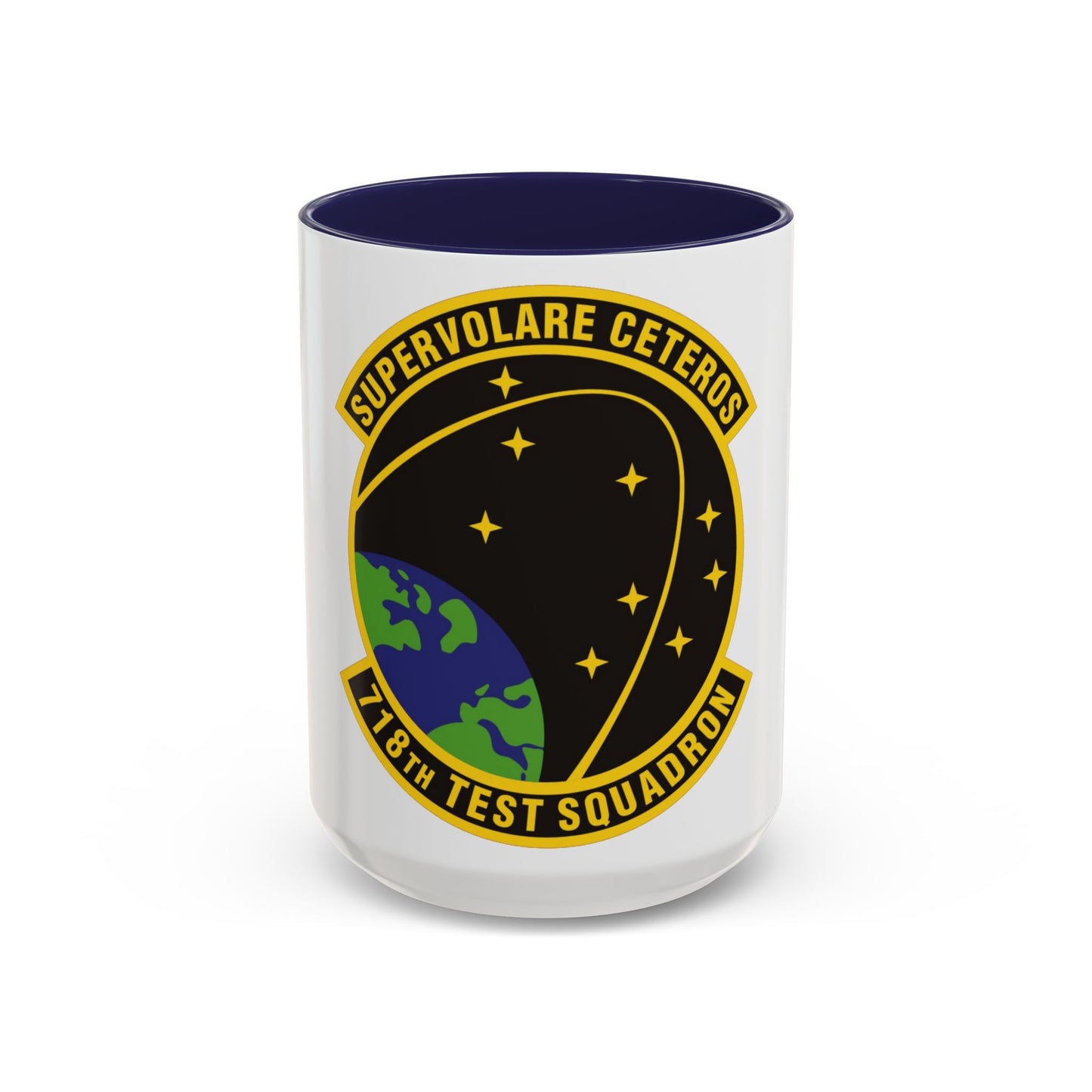 718th Test Squadron (U.S. Air Force) Accent Coffee Mug