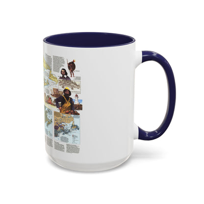 USA - Northern Approaches 2 (1985) (Map) Accent Coffee Mug