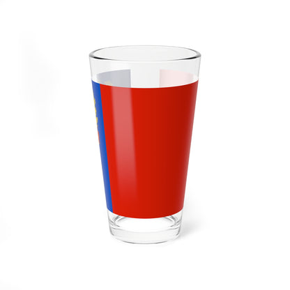 Flag of Kemerovo oblast 2002 (Russia) Pint Glass 16oz