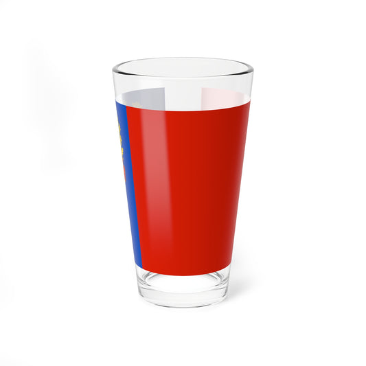 Flag of Kemerovo oblast 2002 (Russia) Pint Glass 16oz