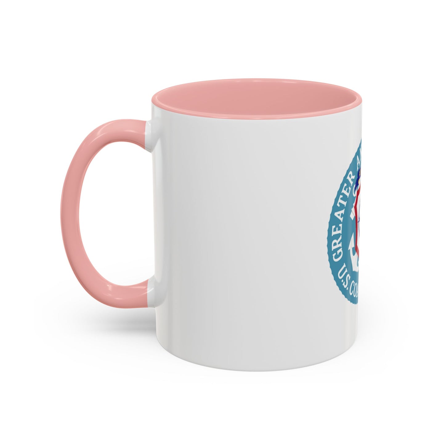 USCG Greater Antilles Section (U.S. Coast Guard) Accent Coffee Mug