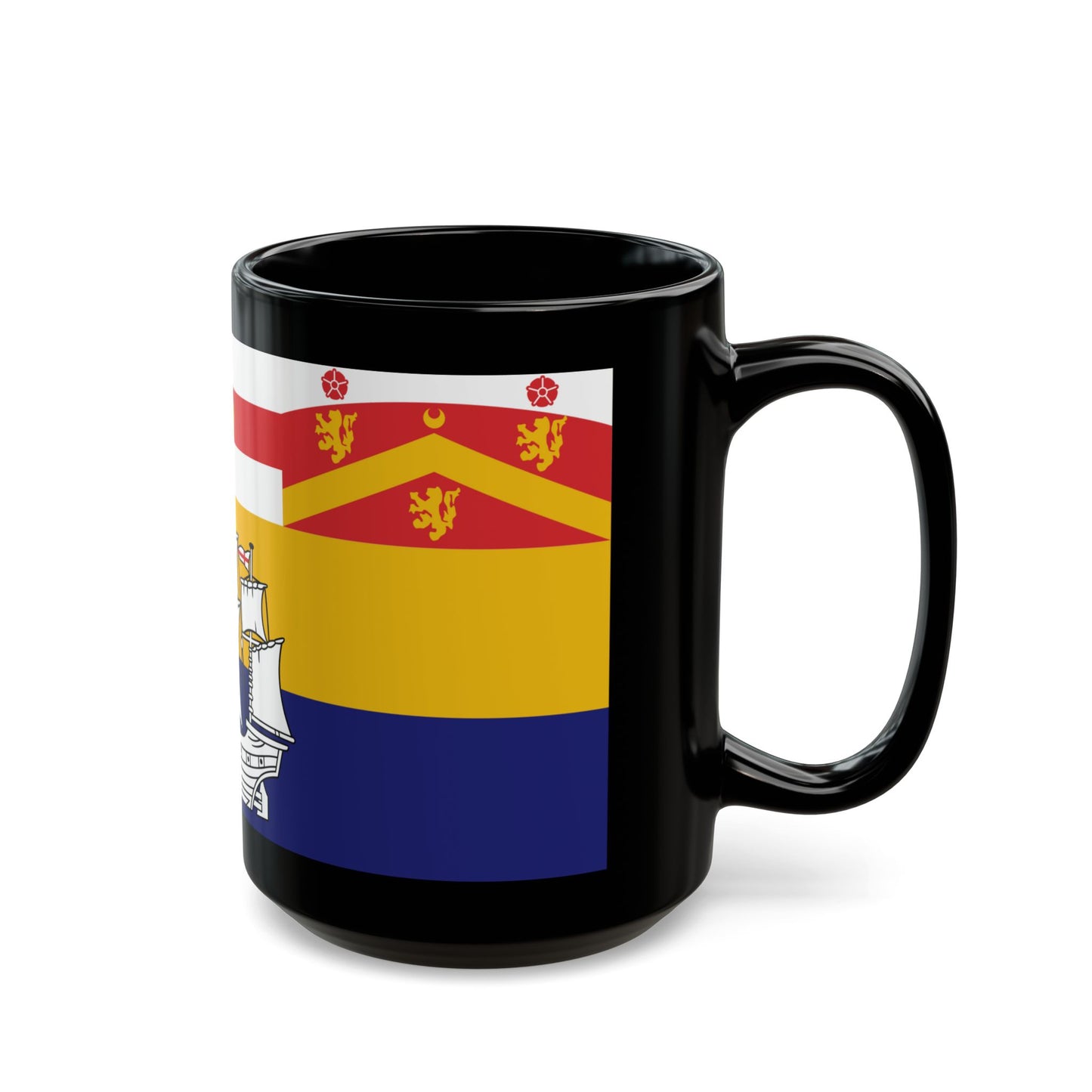 Flag of the City of Sydney Australia - Black Coffee Mug-Go Mug Yourself