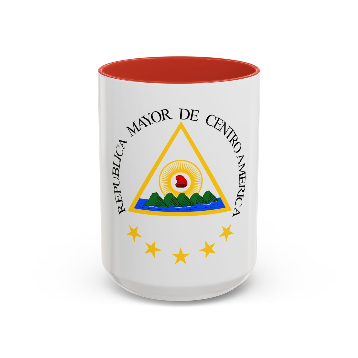 Coat of arms of the Greater Republic of Central America (1898) - Accent Coffee Mug