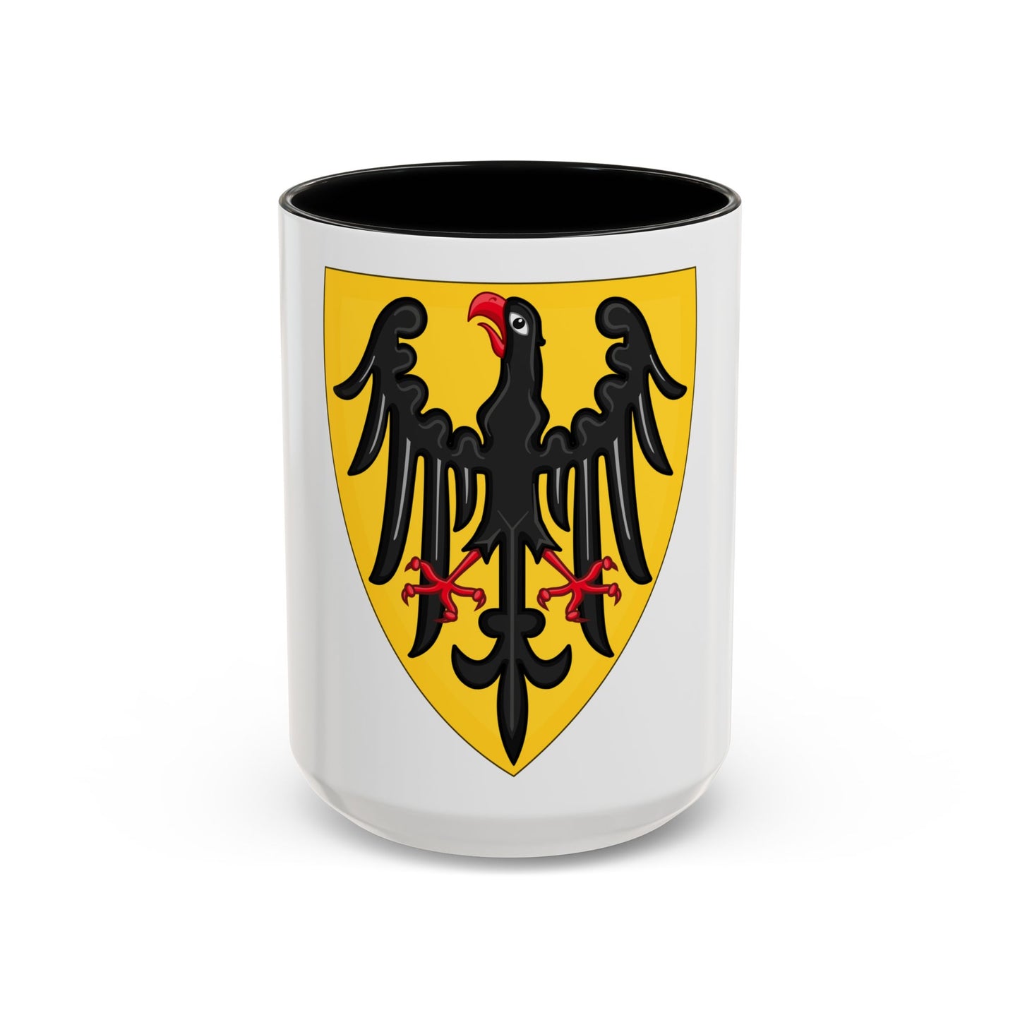 Shield and Coat of Arms of the Holy Roman Emperor (c.1200-c.1300) - Accent Coffee Mug